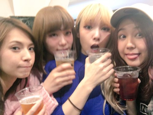 SCANDAL; “Happy New Year! SCA-chan has been drinking after the countdown live Cheers” - 