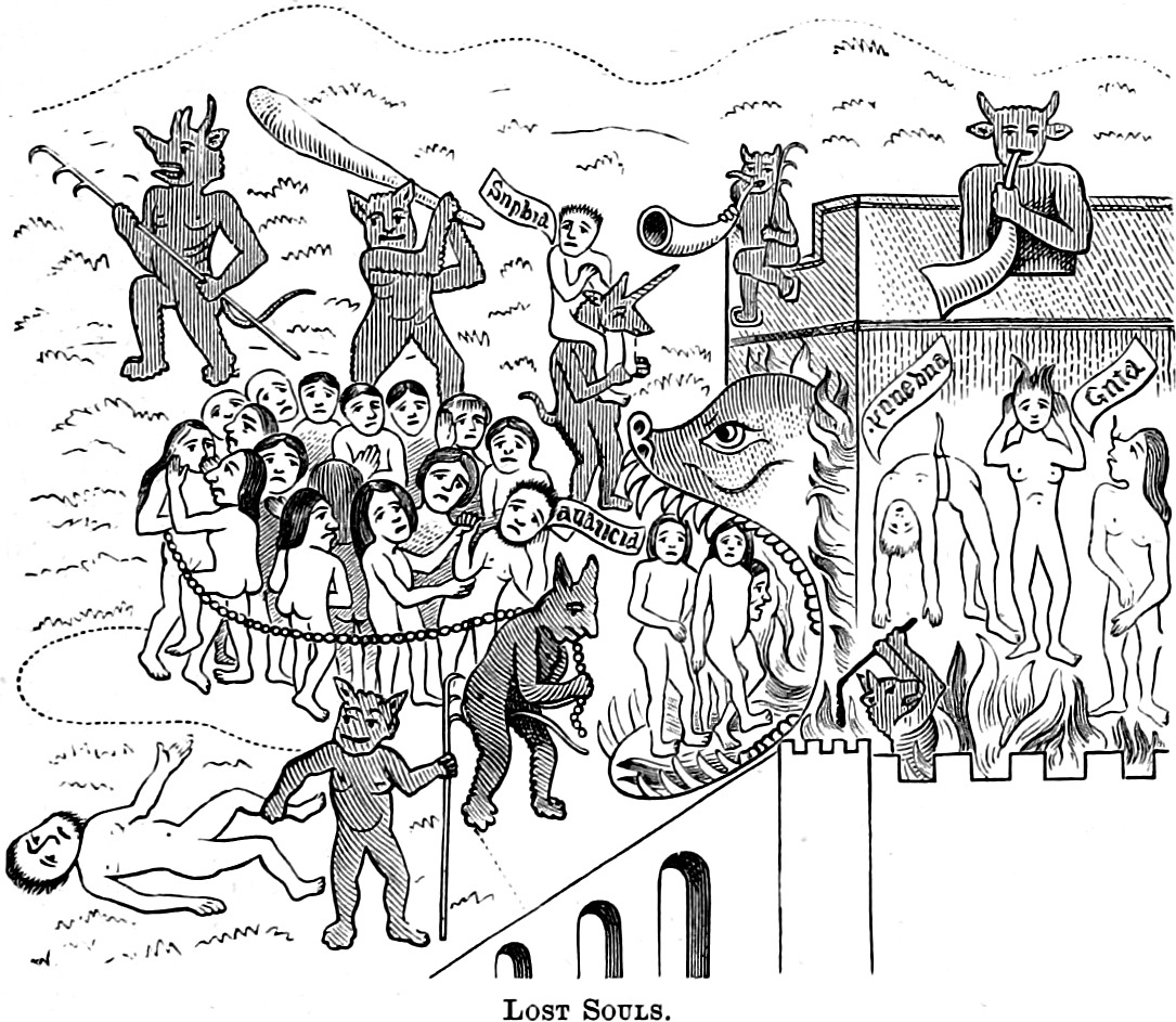 bogleech:  asculan: bogleech:  danskjavlarna: Lost souls: an engraving from Thomas