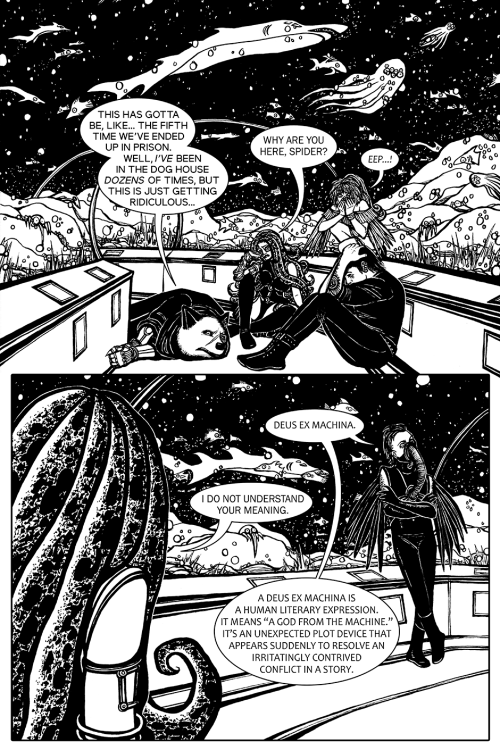 BINARY STARVolume 17 - Page 14Did I imprison our protagonists inside a giant aquarium because I thou