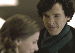 myunproductiveparadise:Sherlolly Appreciation Week, Day 6: Focus on Sherlocklooking at her      when