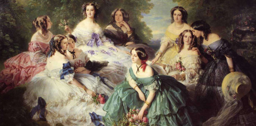 How do you fabrics : Franz Xaver Winterhalter (20 April 1805 – 8 July 1873)German painter and lithog