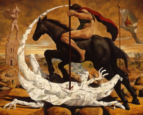 José Roosevelt, &lsquo;St. George and the Dragon&rsquo;, 1992More of Roosevelt’s work here: http://w