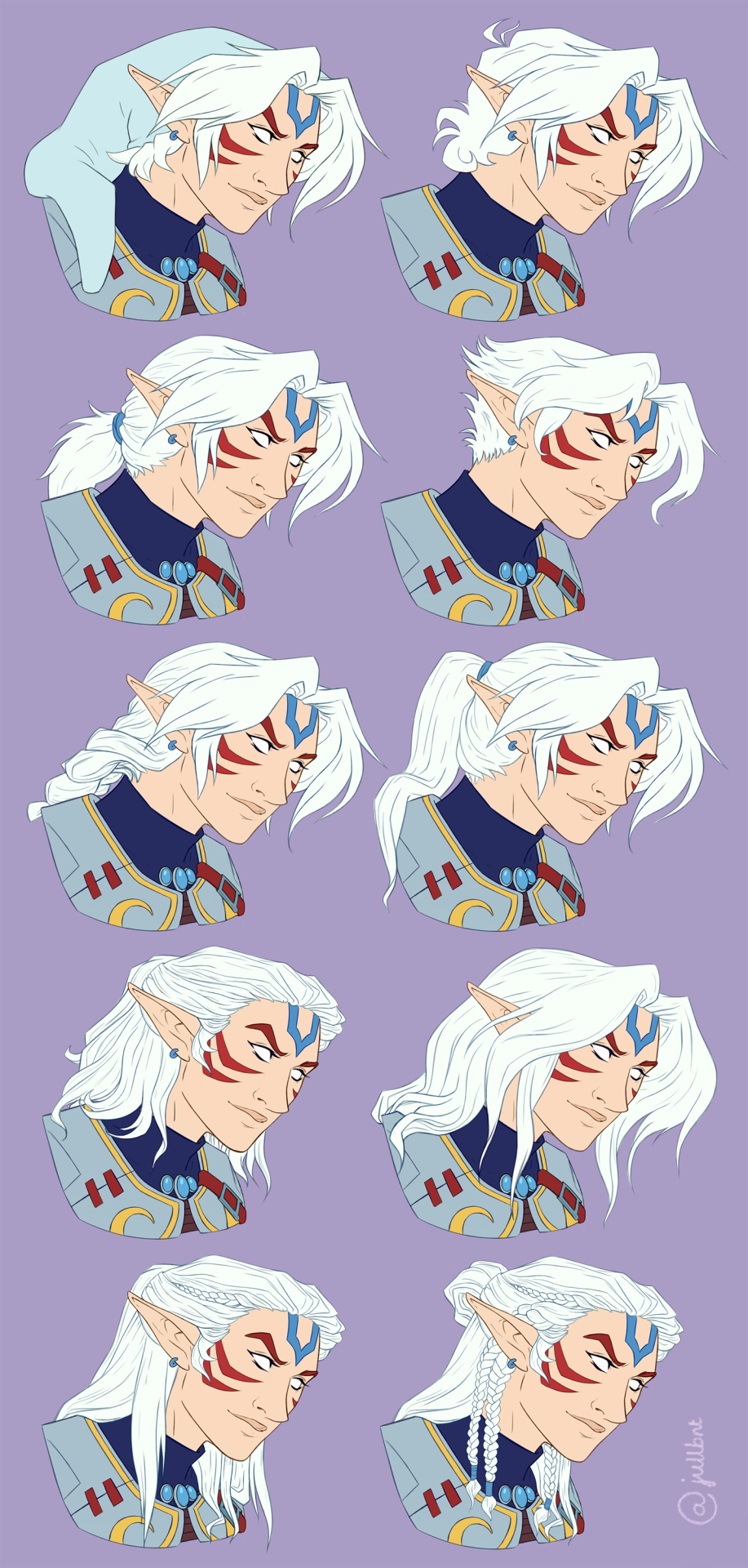 I Made Another Version Of This Post About Times Hair With The Fierce Deity