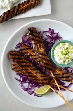 do-not-touch-my-food:  Five-Spice Beef Kabobs