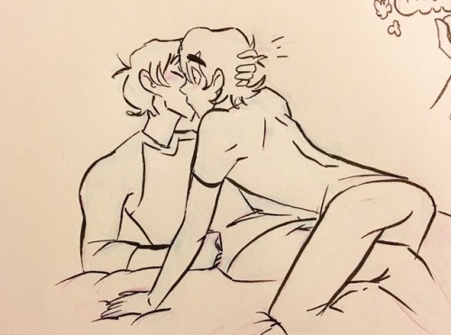 bootifulfriends: Wanted to do the “accidental falls on top of crush” scenario with klance. Honestly there’s no doubt about it. I’m klance trash.