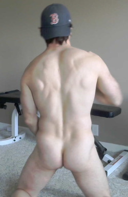 brantcock:   Had a request for another butt shot.  Sorry it’s a little blurry - it was taken during a camshow and I was kinda moving around a bit.