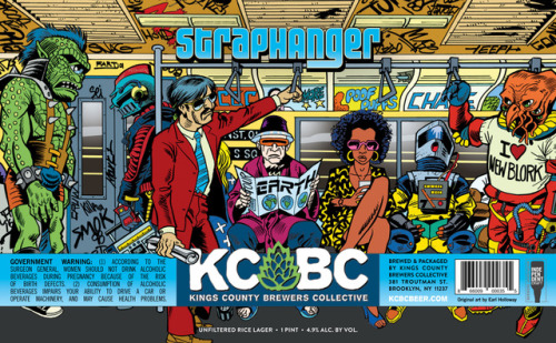 Come out to the KCBC Taproom to enjoy two new beers they’re putting out. I do original art for