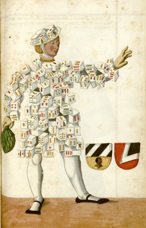 Radical Fashion from the Schembart Carnival (1590)Illustrations from a 16th-century manuscript detai