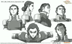 benditlikekorra:  Character sheets for Kuvira