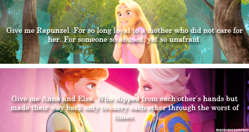 mickeyandcompany:  Give me princesses who are strong and kind and fierce. Give me