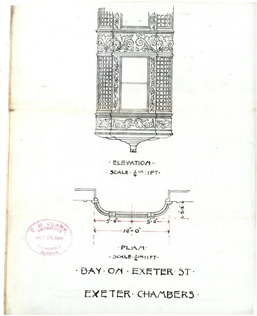 On this day in 1889, Nathan Matthews requested permission to add two bay windows to his property on 