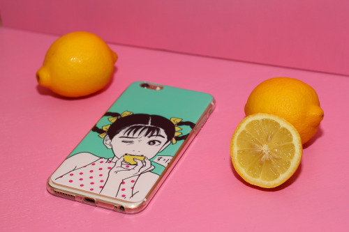 unit-02:Lemon girl iPhone case