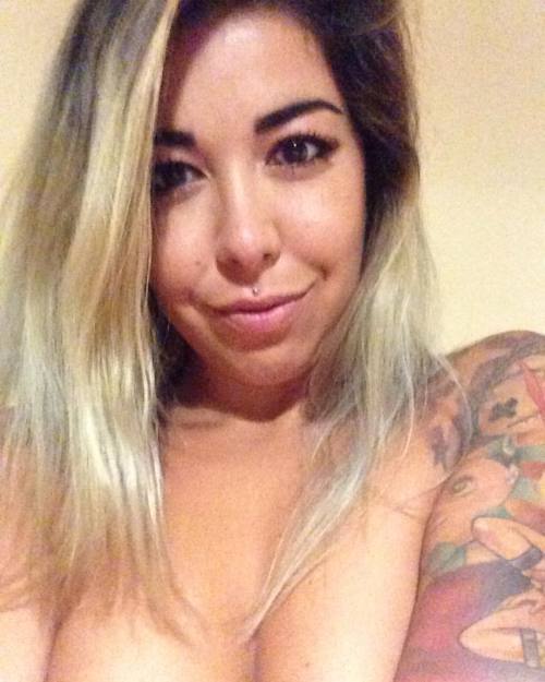caiasuicide:  Almost #blonde lol #inked #nofilter #suicidegirls