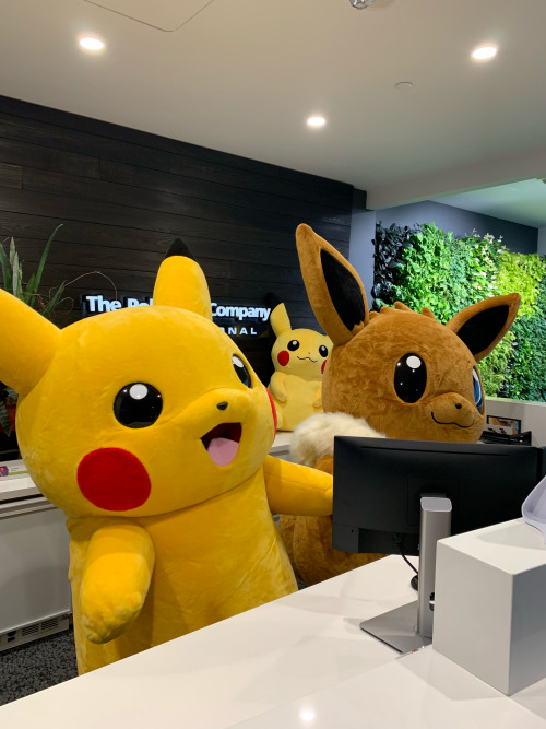 What a day! Pikachu and Eevee had a blast touring our office, and now they’re excited to join 