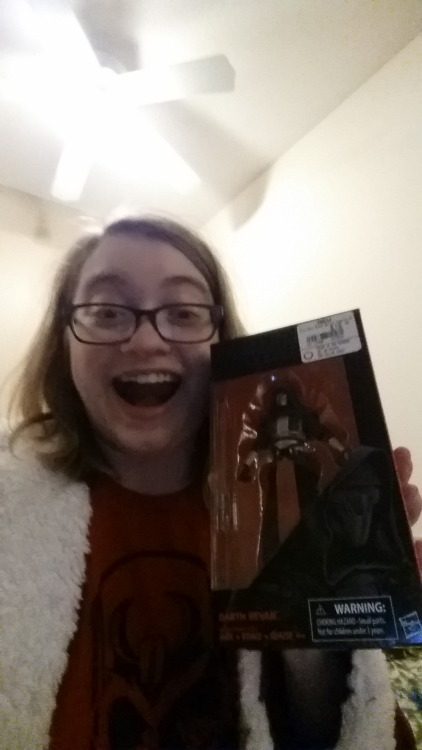 CASS GOT ME A DARTH REVAN FOR HANUKKAH I LOVE CASS