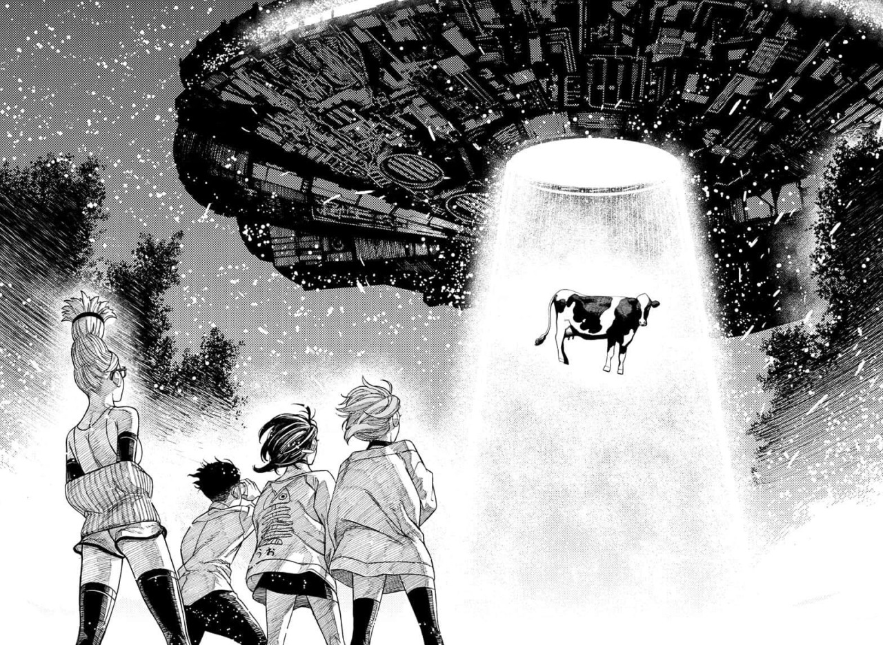Cᴀɴᴛɪɴʜᴏ ᴅᴀ Sᴜɪᴋᴀ — Dandadan | Kappa or Alien? Fonte: Mangá Dandadan...
