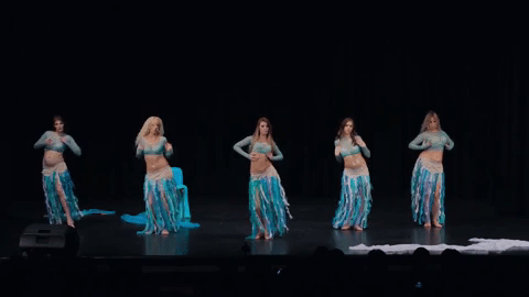 The Bellyrina Troupe performs “Evil Mermaids” @ Waves of Orient 2015sensuous movements: 