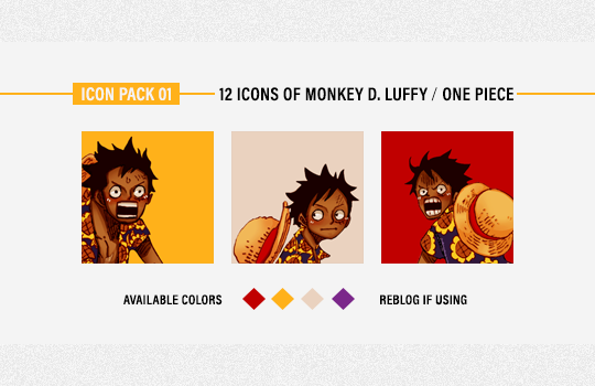 One Piece Icons, Luffy🍖