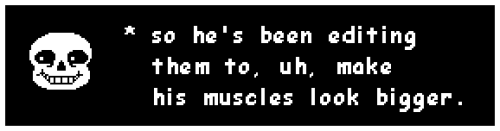 Asking Sans About The Game Camera