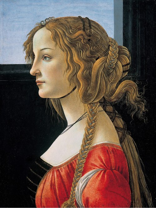 Portrait of a Young Woman (Simonetta Vespucci?), Sandro Botticelli, ca. 1476-80