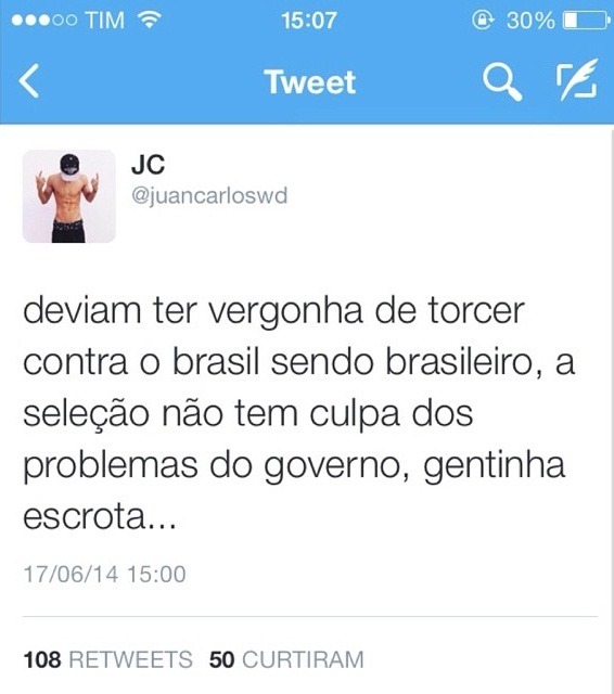 Sou o que vc fez de mim