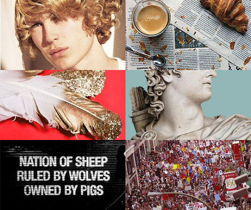 mariuspondmercy: Modern Les Amis Aesthetics [6/15]: Enjolras He was angelically handsome. He was a s