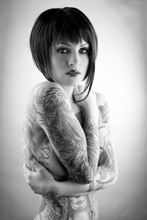 tattoosonbreast: If you love sexy inked girls click here