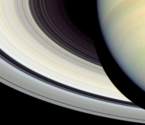 spinningblueball - Saturn’s Rings Up Close & Personal