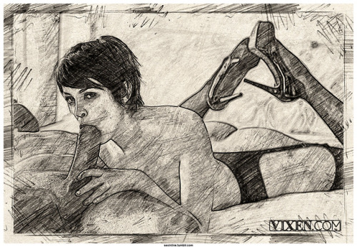 Erotic Pornographic Sketch. For more: sexinline.tumblr.com/archive