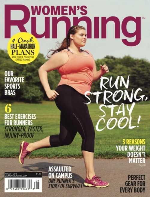 healthforpositivebodies:Erica Shenk is featured here on the cover of Women’s Running Magazine.