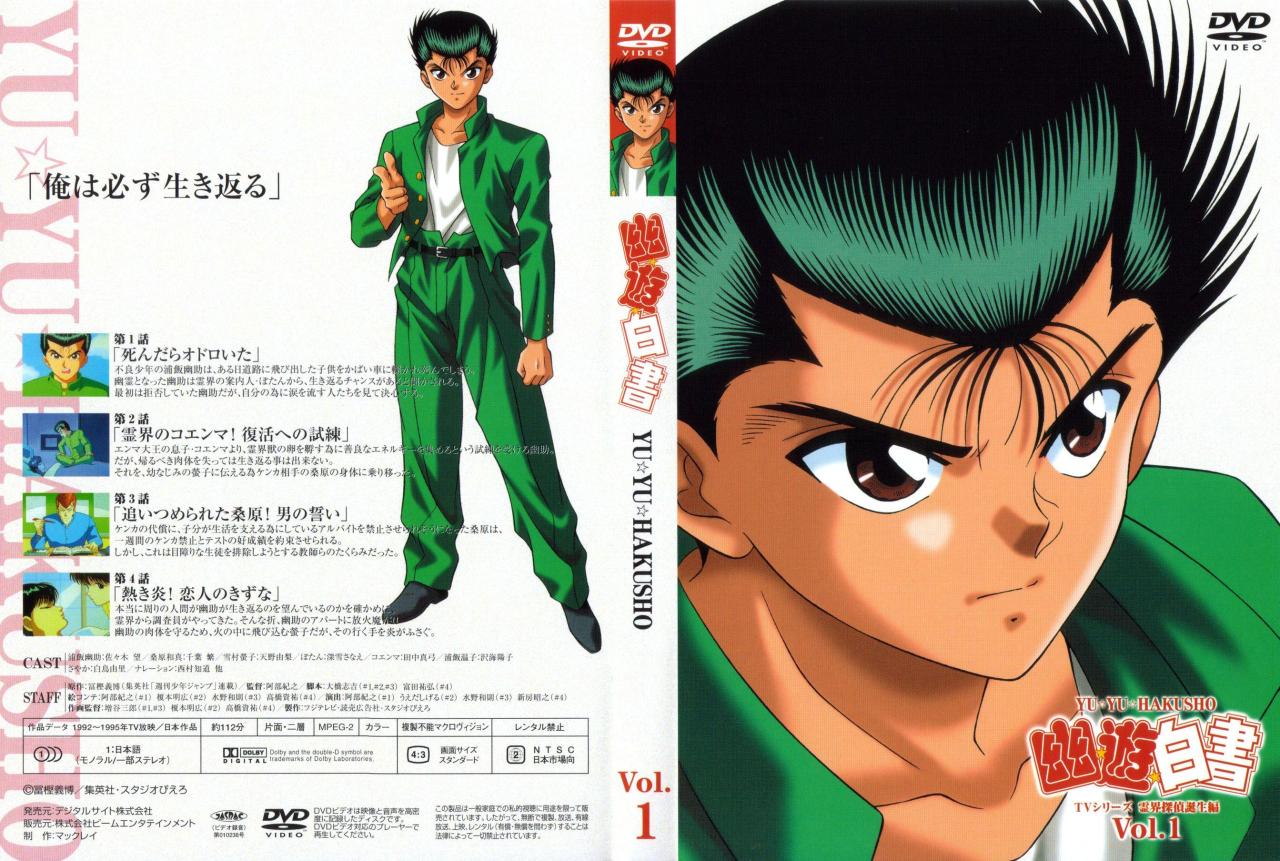 Yu Yu Hakusho 4ever — Yu Yu Hakusho DVD (2001) I've already posted 