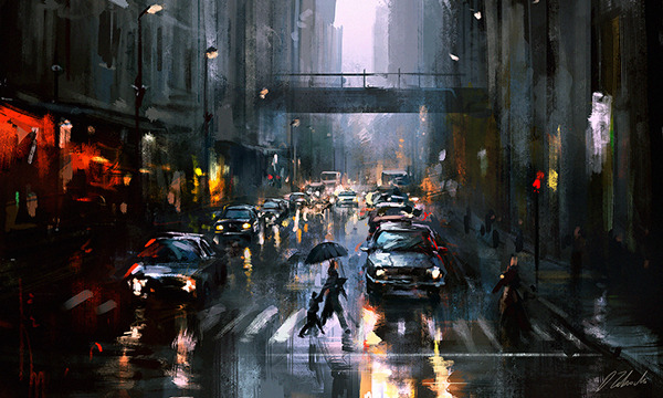 culturenlifestyle:  Night Life by Darek ZabrockiCambridge-based artist Darek Zabrocki’s