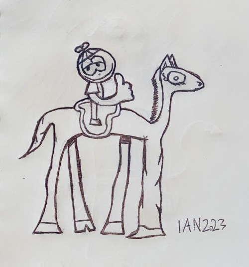 Inktober Day 18-saddle