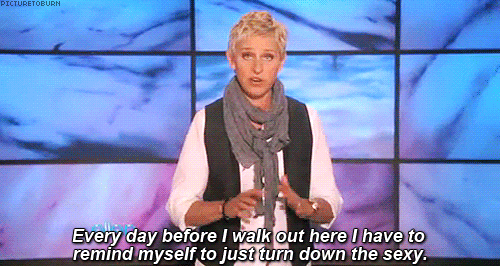 itsmardigras:  drunkvanity:  pookie-bear17:  Ellen. that is all.   The shake weight gif had me in stitches  I’m actually in love with this woman. I have found my woman. 