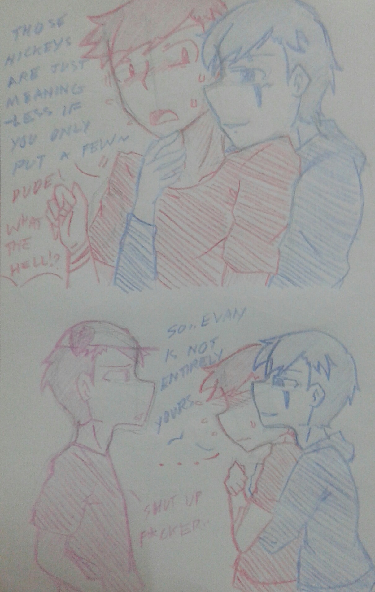 creazygirl-nsmr186:  》My comic: H2oVanCat - Hickeys Part 2/2《 Also I actually