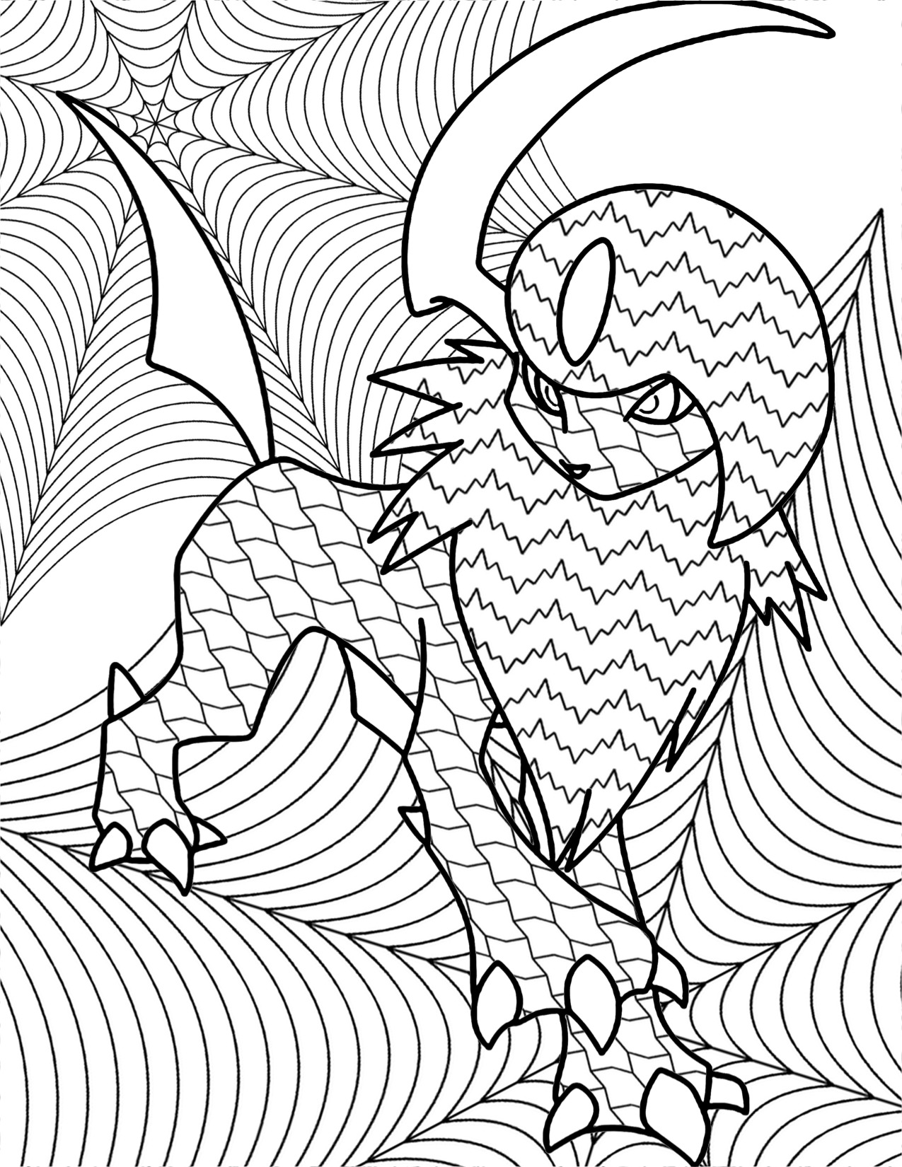 ColorMon • More halloween coloring pages for you all! GOTTA...