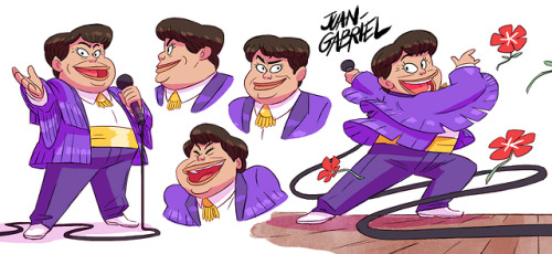 Some character research for the Cartoon Network Tv series Victor and Valentino (created by Diego Mol