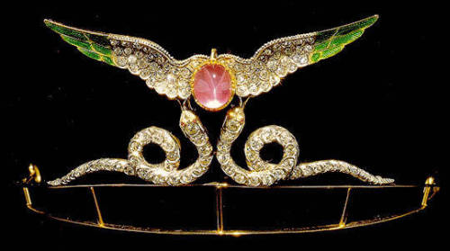 Art Nouveau Crown Design.