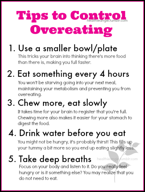 5 Tips to Control Overeating!