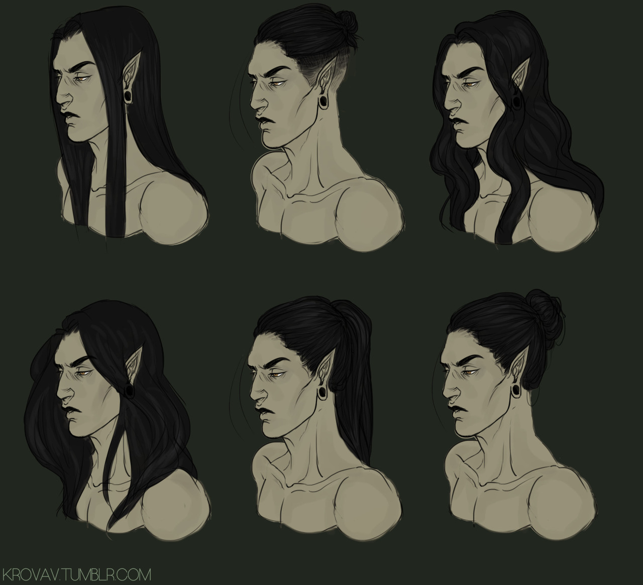 Trying different hairstyles, but his original is still my favoriteVikrolomen belongs