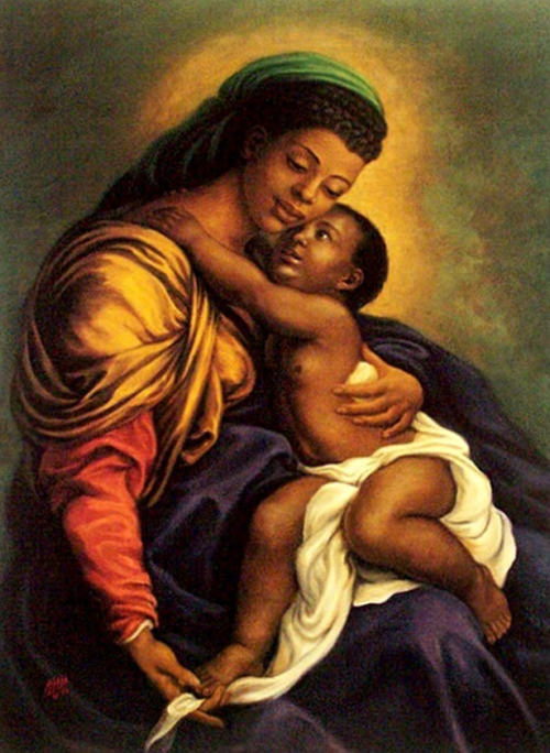 hashtagsister:Another lovely depiction of the Madonna and Child ♡