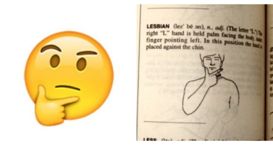 venusisfortransbians: venusisfortransbians: The 🤔 emoji is a lesbian, sorry straights