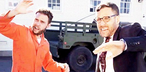 lancehuntr:lance hunter in the 5x05 promo  Fitz and Hunter teaming up to save the world is the 