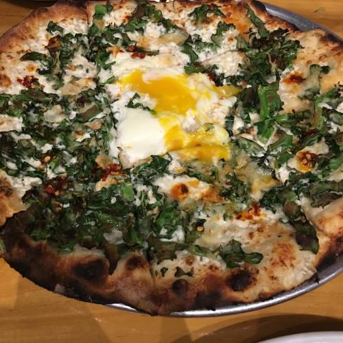 <p>The Nashville version of blowing out the candles on your birthday cake is breaking open the fried egg on the top of your @cityhousenashville pizza. #neverdisappoints #nashville  (at City House)</p>