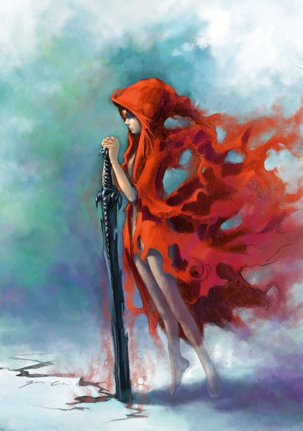 imthenic:  Little Red Riding Hood -COLOR- by JerryCai
