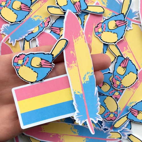 sosuperawesome: LGBTQ+ Bird StickersBronwyn Brims on Etsy