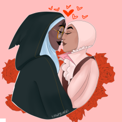 sithgaylord: sithgaylord:  i forgot to post this from my twitter but !!! the bard and the mage hijabi are now dating  oH yeah bonus: 