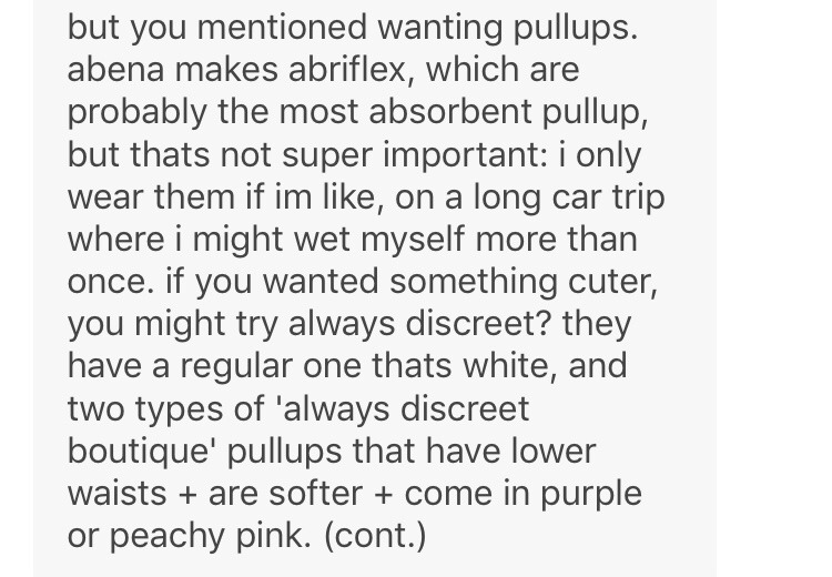 Yoooooo thankcyou diaper wisdom anon!!! *starts googling these* 💛💛💛