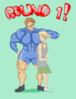 curlyjin:  New Years Resolution GROWTH DRIVE ROUND 1Hey guys, meet Colt (the little one) and his personal trainer, Darren. Colt’s 2016 wasnt so great so he made his New Years Resolution as much as size, power, and popularity in his life as possible