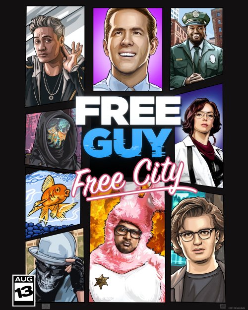 Free Guy (2021)Alternative posters inspired by the video game covers of:Animal Crossing: New Horizon